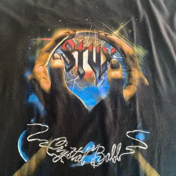 [레어 XL] STYX Crystal Ball 락 티셔츠 밴드 티