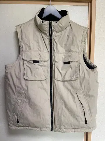 Eddie Bauer 베이지 다운 베스트 M