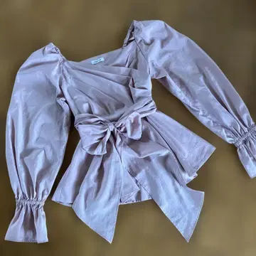 FRAY I.D 2way 오프숄더 블라우스 핑크