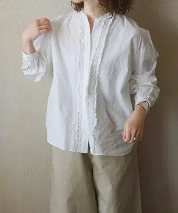 저널 스탠다드 럭스 CL 와셔 프릴 블라우스