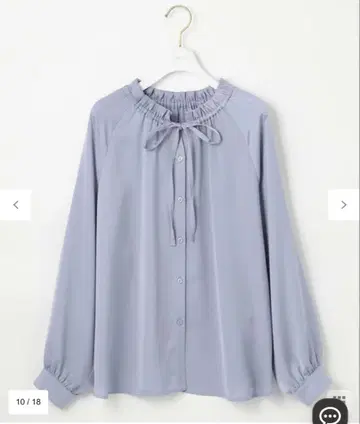 [ 앞뒤 착용 가능 ] 개더 넥 블라우스