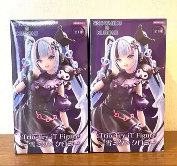 하츠네 미쿠 Trio-Try-iT 피규어 유키 미쿠 x 쿠로미 x 2