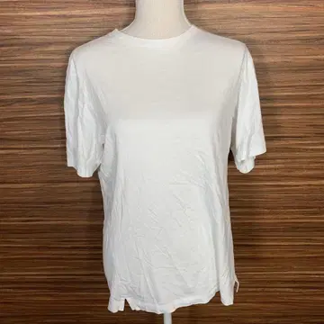 UNIQLO 유니클로 티셔츠 S 사이즈 화이트 무지 반팔