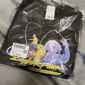 맨투맨 XLARGE 사이버펑크 엣지러너 루시 블랙 M