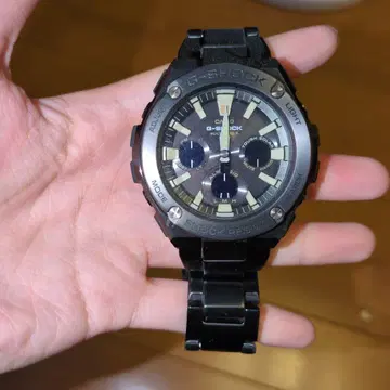 G-SHOCK 아날로그 손목시계 블랙