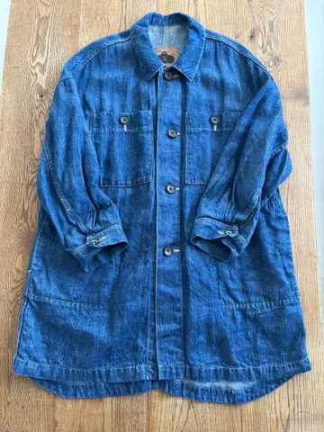 fig london 린넨 데님 커버올