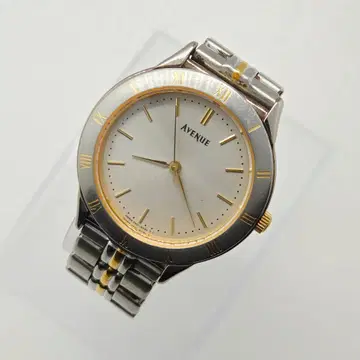 Avenue 쿼츠 손목시계 콤비 컬러 골드 x 실버 남성/여성
