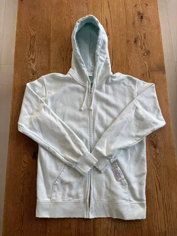 미착용 KHA:KI/카키 빈티지 다이 집업 후드티