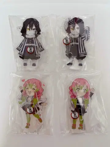 귀멸의 칼날 연결 아크릴 스탠드 칸로지 미츠리 이구로 오바나이 새상품