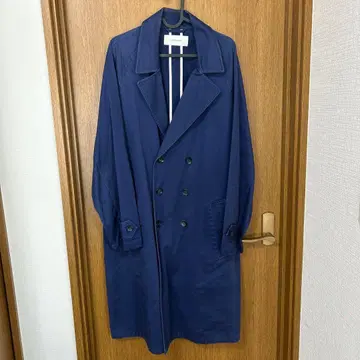 JOINT WORKS 트렌치코트 블루