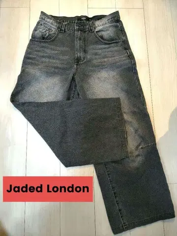 Jaded London 데님 배기 데님 정품 32인치