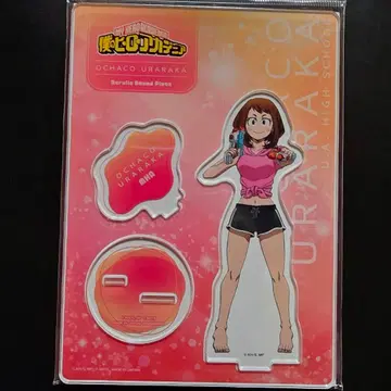 나의 히어로 아카데미아 워터건 아크릴 스탠드 플레이트 우라라카 오챠코