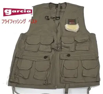 가르시아 GARCIA 빈티지 플라이 낚시 베스트 프리 사이즈