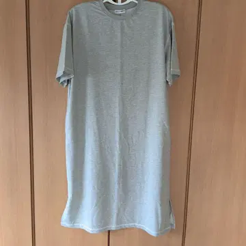 RODEO CROWNS 반팔 T셔츠 원피스 그레이