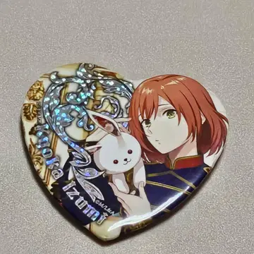메이지 도쿄 연가 이즈미 쿄카 환등 로망담 구매자 특전 하트 캔 배지