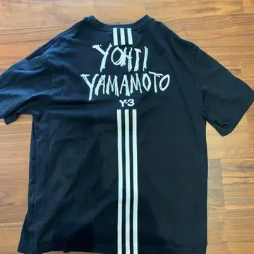 Y-3 요지 야마모토 블랙 티셔츠