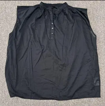 STAMP AND DIARY 블랙 개더 블라우스 풀오버