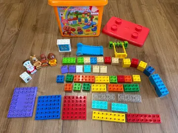 새상품급 레어 부품 포함 호빵맨 블록 라보