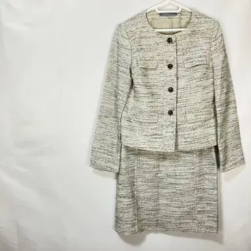 하자품 theory luxe 수트 상하의 셋업 트위드 포멀