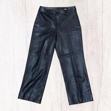 L'EQUIPE YOSHIE INABA 가죽 팬츠 양가죽 사이즈 9 블랙