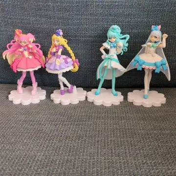 원더풀 프리큐어! 큐티 피규어 4개 세트