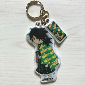 귀멸의 칼날 토미오카 기유 리플렉트 키링