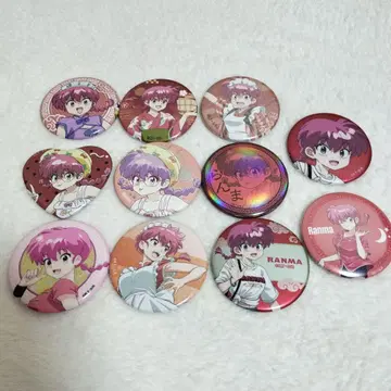 란마 1/2 사오토메 란마 캔뱃지 세트