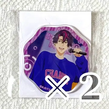 [츠루네] 후와 코시로 마네키네코 아크릴 배지 2개 1