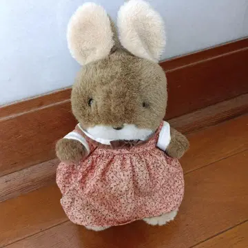 산아로 토끼 봉제 인형 일본제 쇼와 레트로 레어
