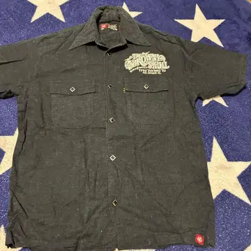 MWS 반팔 워크 셔츠 다크 그레이