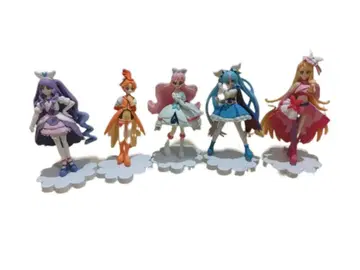 와글와글 스카이 프리큐어 피규어 5체 세트