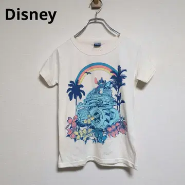 디즈니 [새상품] 티셔츠 프린트T셔츠 반팔 스티치 [프리 사이즈]