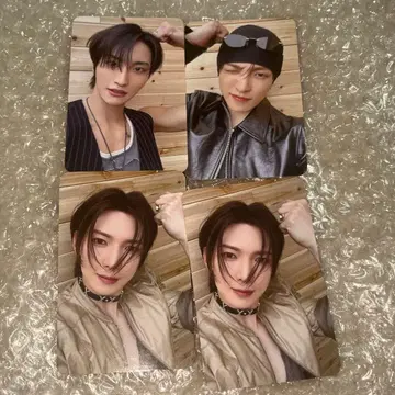 ateez soundwave 트레이딩 카드 여상 홍중 성화 4장