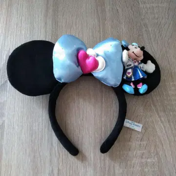 도쿄디즈니씨 미니 마우스 머리띠 디즈니 스카이블루 마스코트