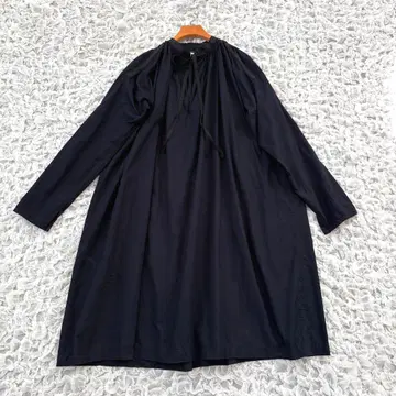 dosa 도사 호두나무 개더 원피스 네이비