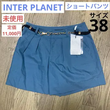 [미사용] 숏팬츠 INTER PLANET 끈 벨트 세트 38