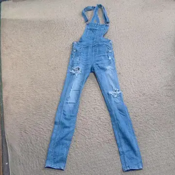 라이트 블루 데님 오버롤 GYDA