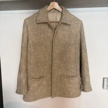 AURALEE HOMESPUN TWEED BLOUSON