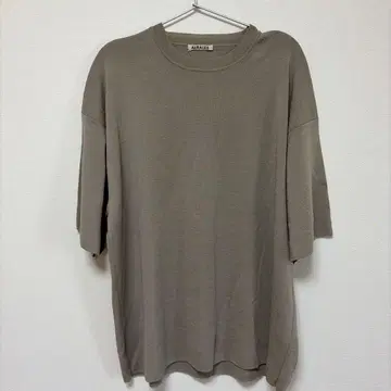 AURALEE 오라리 베이지 T셔츠 사이즈 4