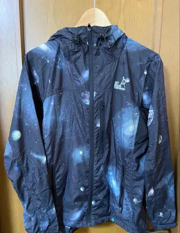 go slow caravan 우주 패턴 마운틴 파카