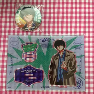 사카모토 데이즈 나구모 점프 GIGA 아크릴 스탠드 캔뱃지