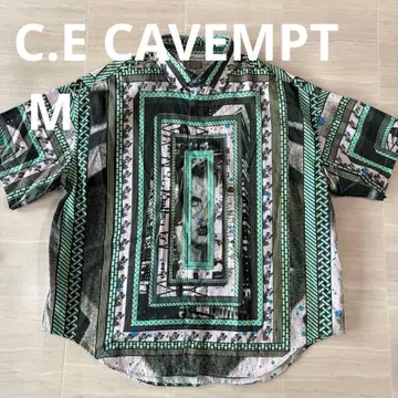 C.E CAVEMPT 오픈 카라 셔츠 M 올 패턴 오픈 카라