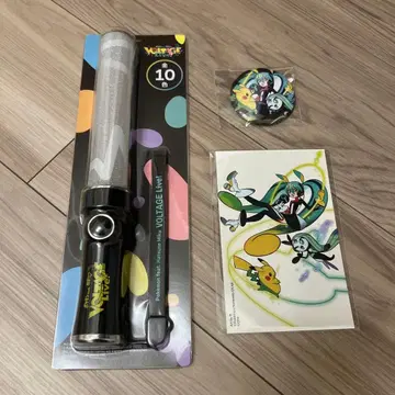 포케미쿠 응원봉 캔뱃지 하츠네 미쿠 피카츄