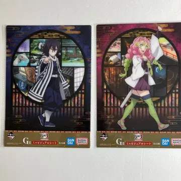 이쿠로 오바나이 칸로지 미츠리 제일복권 G상 미니 비주얼 시트