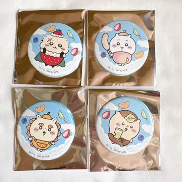 치이포케 후르츠 캔뱃지 시사 치이카와 (먼작귀) 랏코 밤만쥬