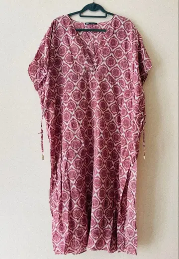 ZARA 카프탄 원피스 튜닉 페이즐리 비치 커버