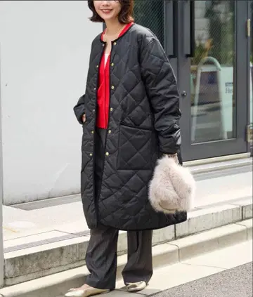 [가격 인하] TAION 타이온 퀼팅 다운 코트
