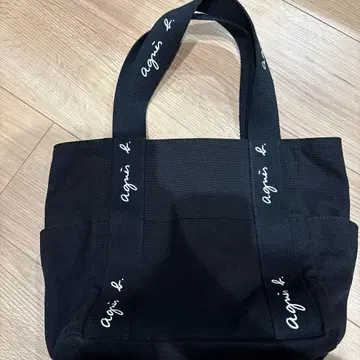agnes b. 토트백 블랙 M