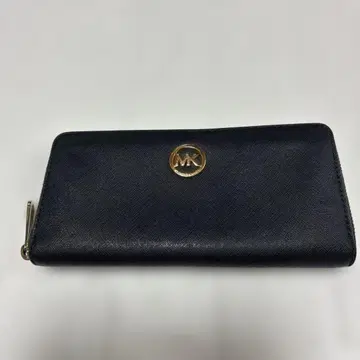 MICHAEL KORS 마이클코어스 장지갑 블랙 골드 금장 장식