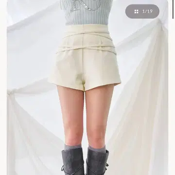 Darich 더블 크로스 벨트 숏팬츠 S